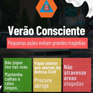 Defesa Civil e o Verão Consciente